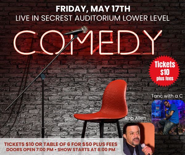 ZaneY Laughs At Secrest Presents Stand Up Comedians Rob Allen And Tanc With A C
