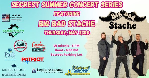 Secrest Summer Concert Series Featuring Big Bad Stache