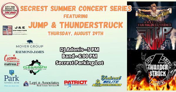 Secrest Summer Concert Series Featuring Jump & Thunderstruck
