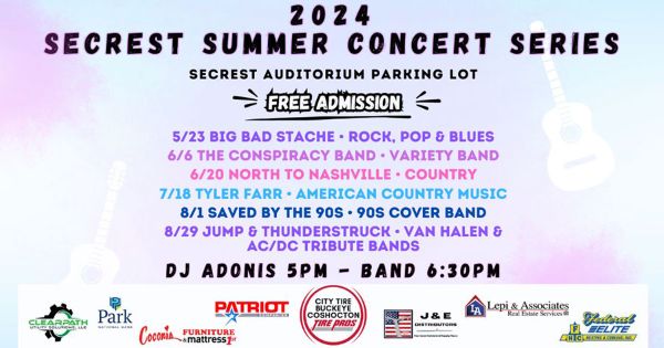Summer Concert Series Secrest Auditorium Parking Lot