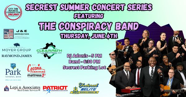 Secrest Summer Concert Series Featuring The Conspiracy Band