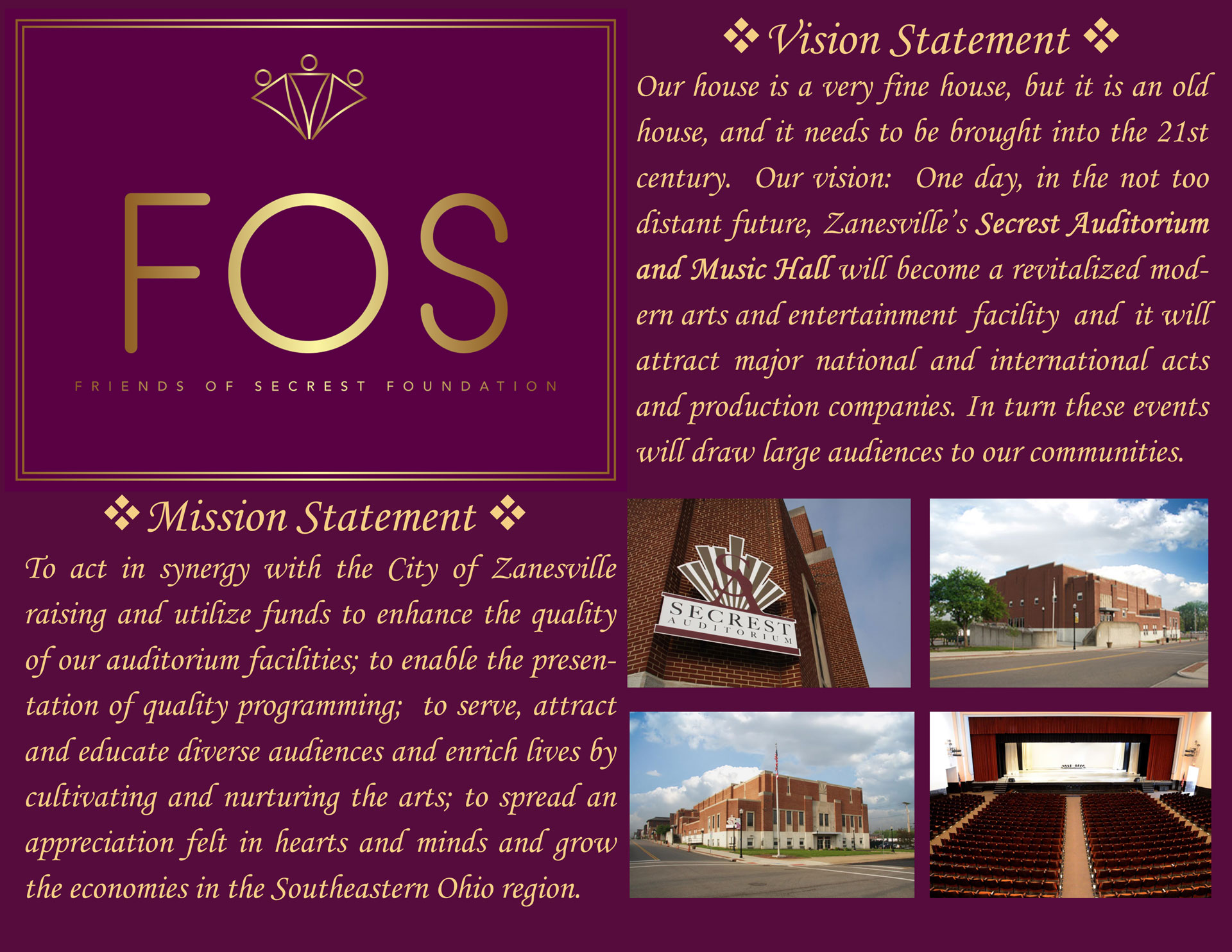 FOS Mission And Vision Statements